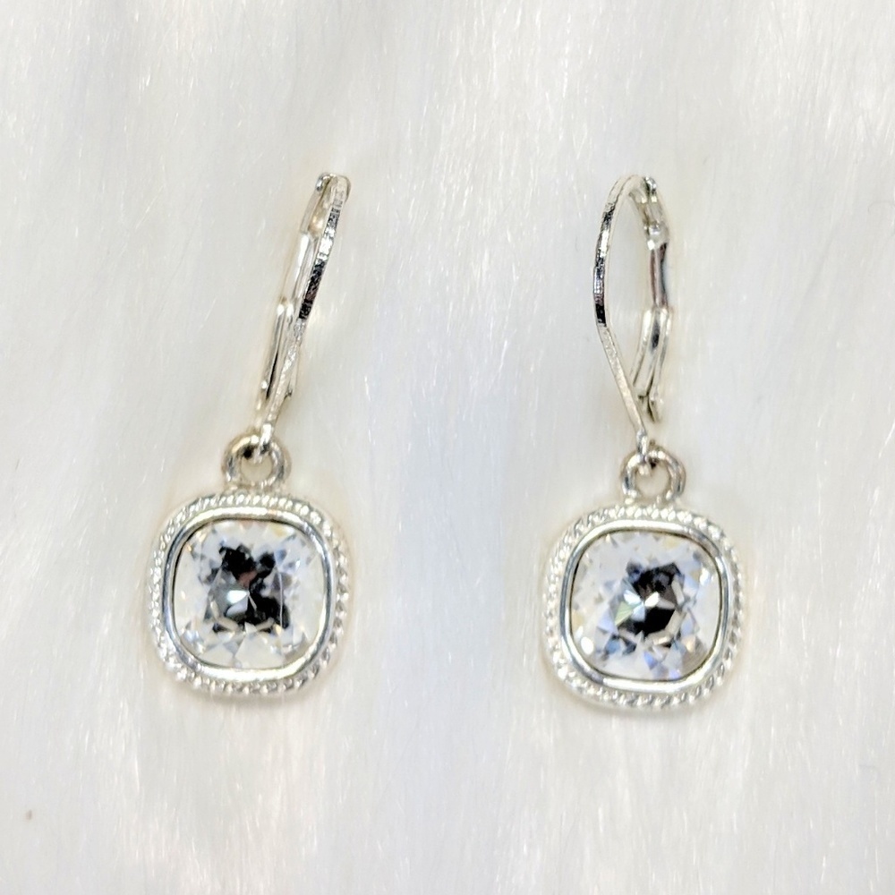 Infinity Crystal Drop Earring - Picture 4 of 4